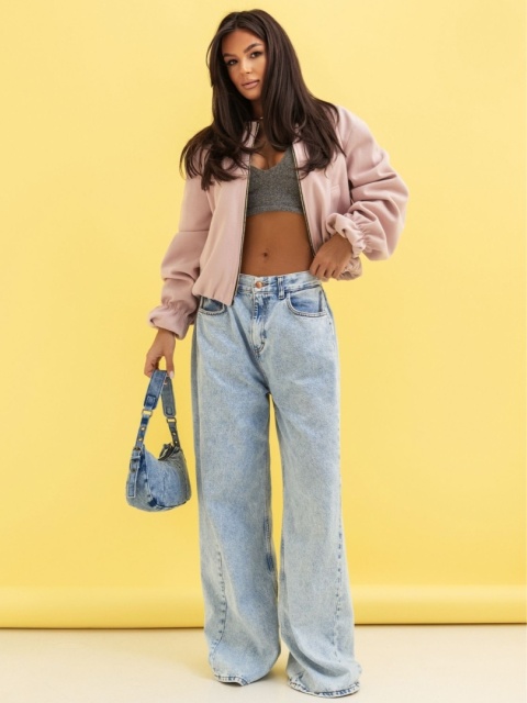 Kurtka bomberka DAISY róż