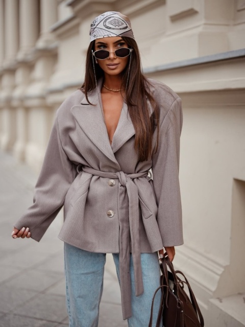 Marynarka z wełną NELIA