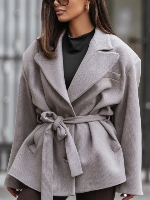 Marynarka z wełną NELIA