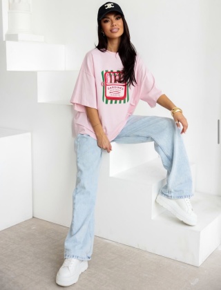 T-shirt SARDINES Róż